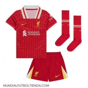 Camiseta Liverpool Alexander-Arnold #66 Primera Equipación Replica 2024-25 para niños mangas cortas (+ Pantalones cortos)